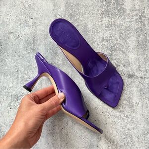 Wandler Julio Purple Thong Heels 39